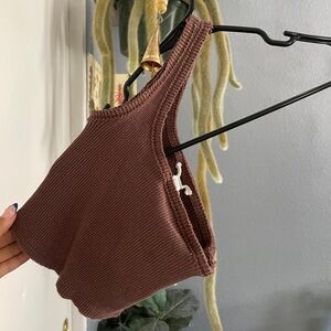 Tillys one strap crop top